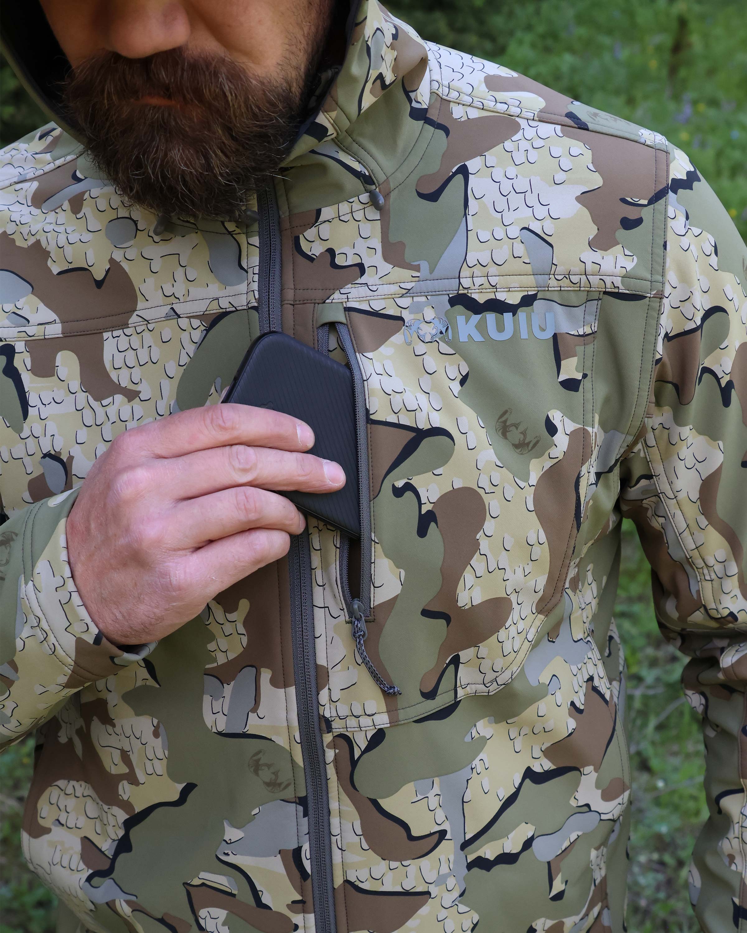 Alpine Hooded Jacket | Steel Blue - Image 4