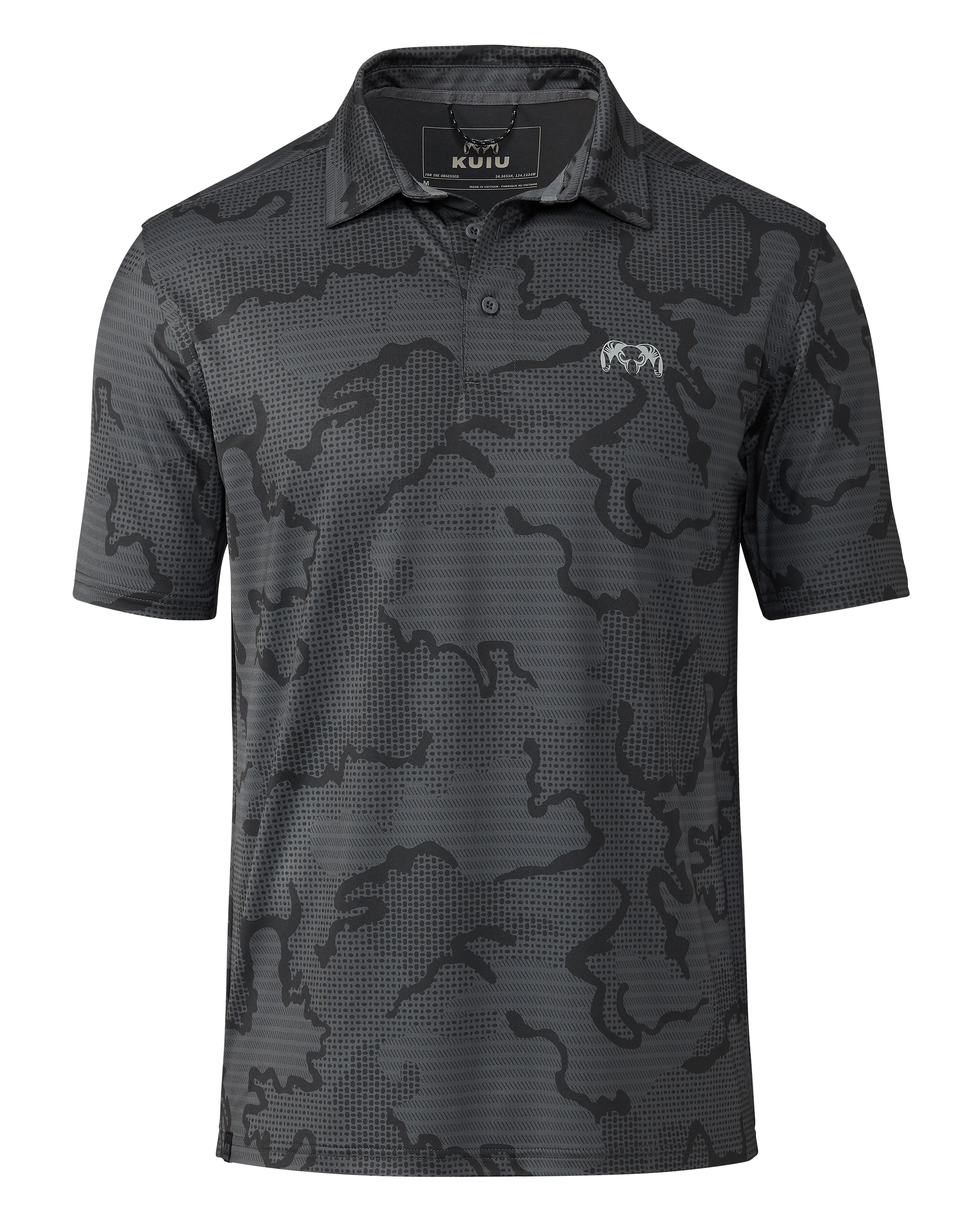KUIU Performance Polo | Gunmetal Tonal