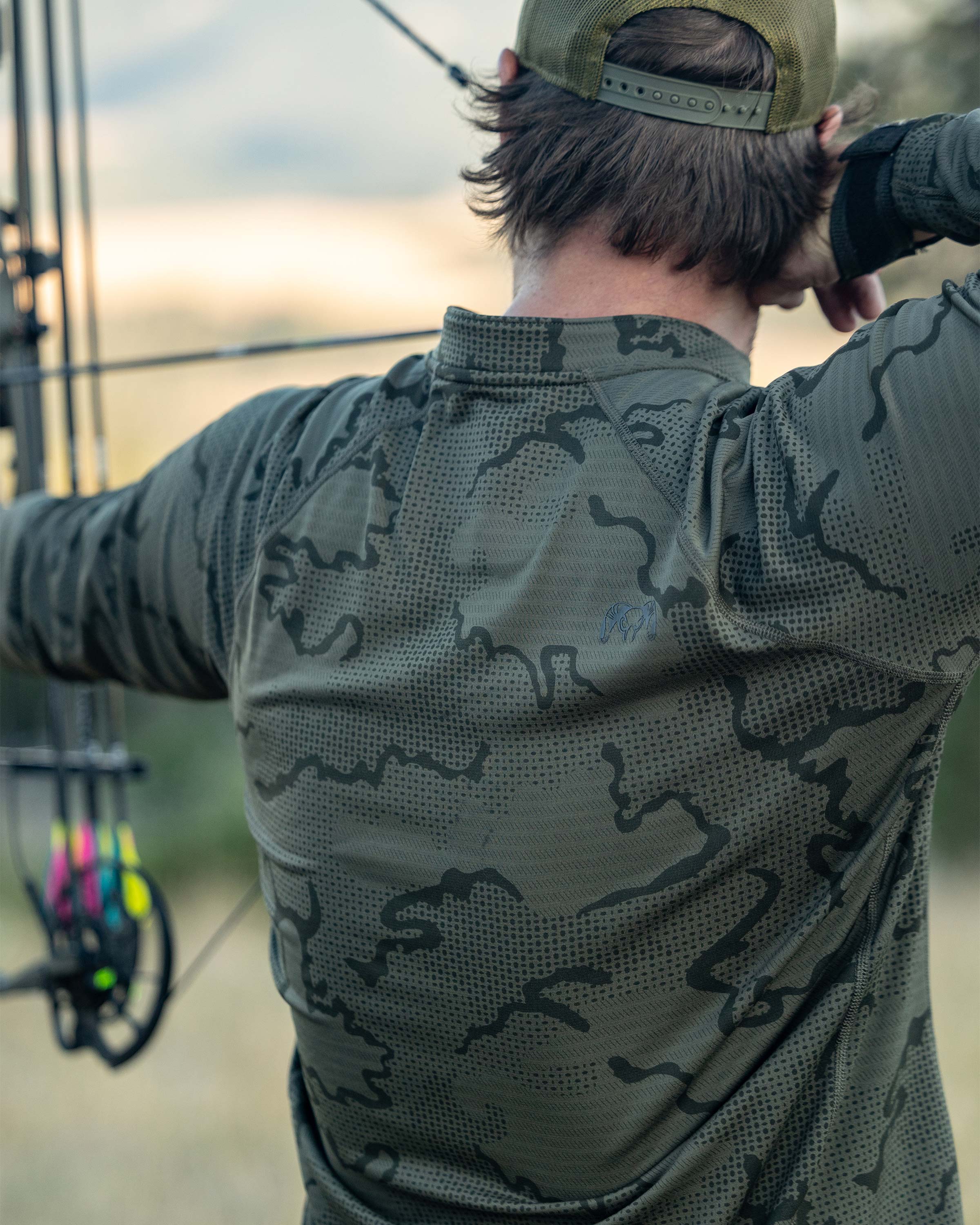 Ridgepoint Fleece Henley | Black Tonal - Image 8