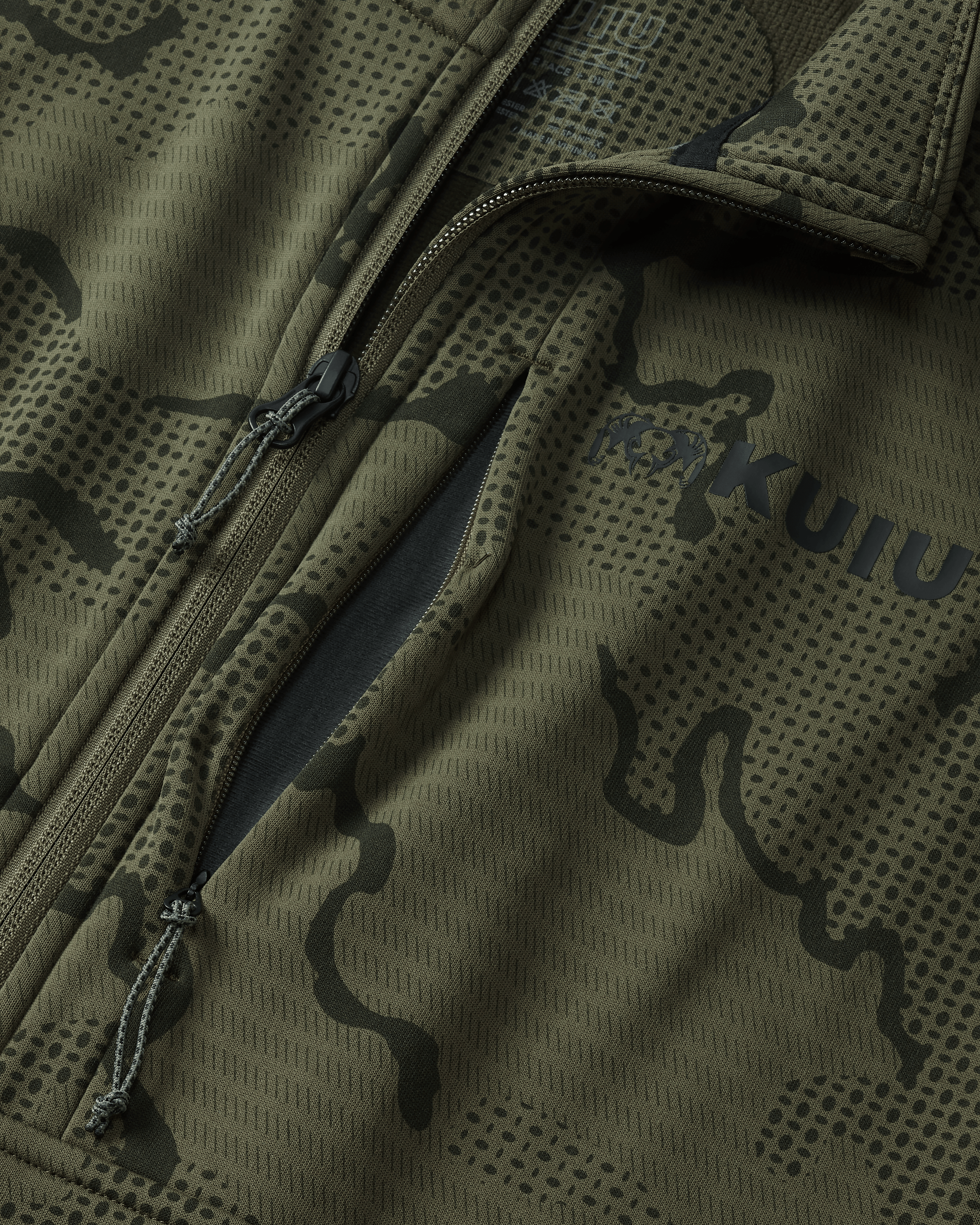 Ridgepoint Fleece Zip-T | Olive Tonal - Image 3